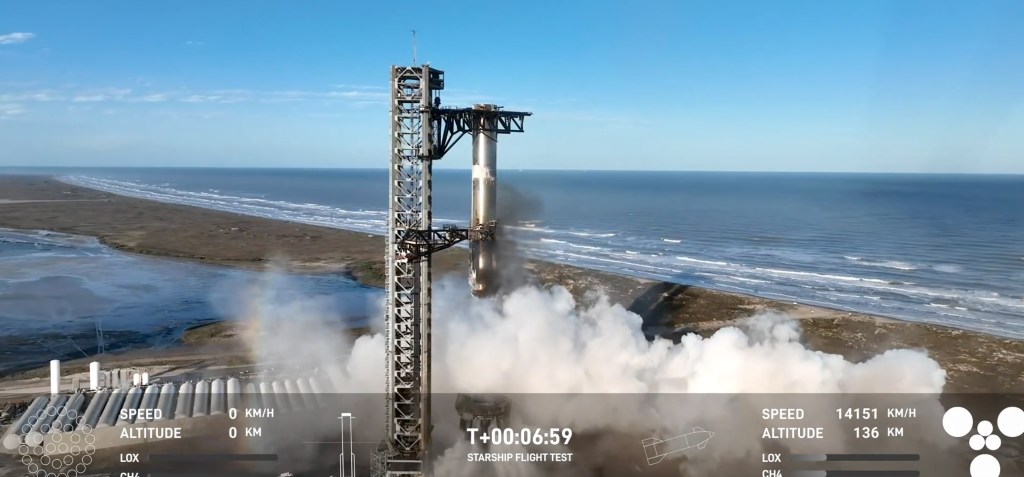 SpaceX Successfully Nabs Starship Booster Again, But Loses Communication Flow with the Ship